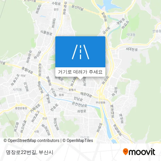 명장로22번길 지도