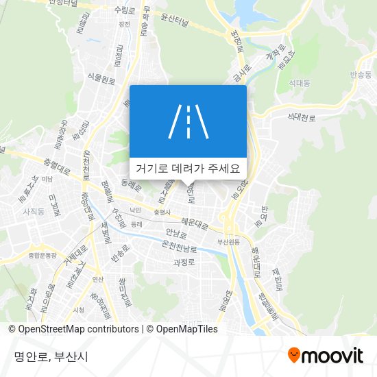 명안로 지도