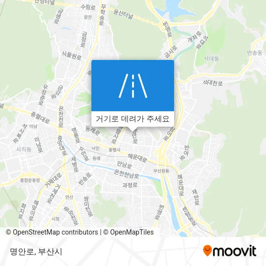 명안로 지도