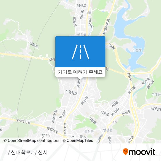 부산대학로 지도