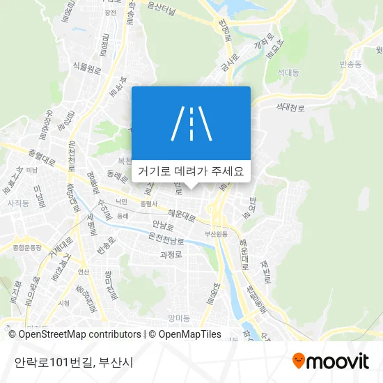 안락로101번길 지도