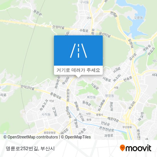 명륜로252번길 지도