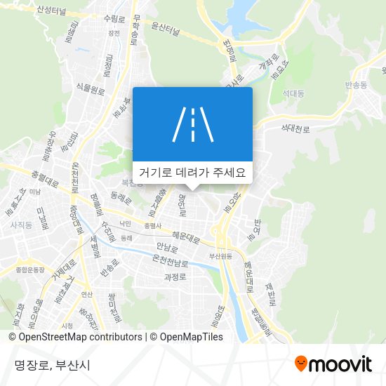 명장로 지도