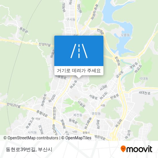 동현로39번길 지도