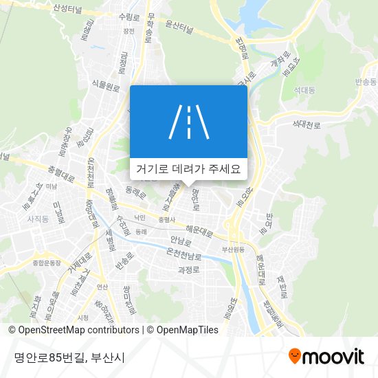 명안로85번길 지도