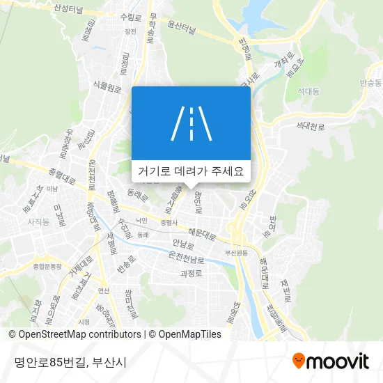 명안로85번길 지도