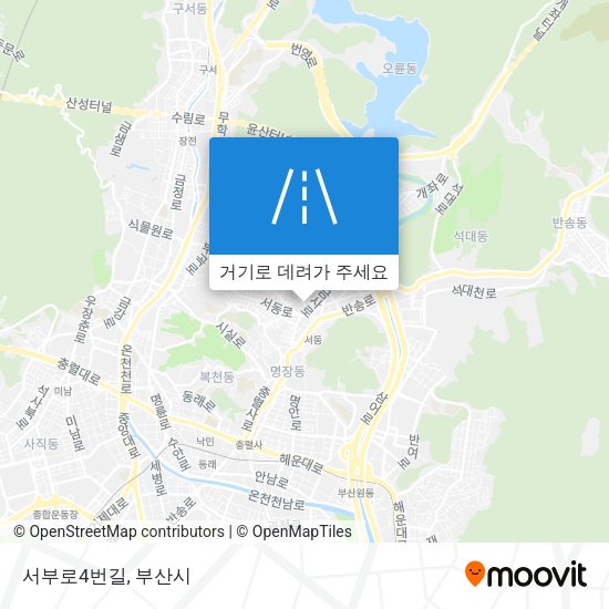 서부로4번길 지도
