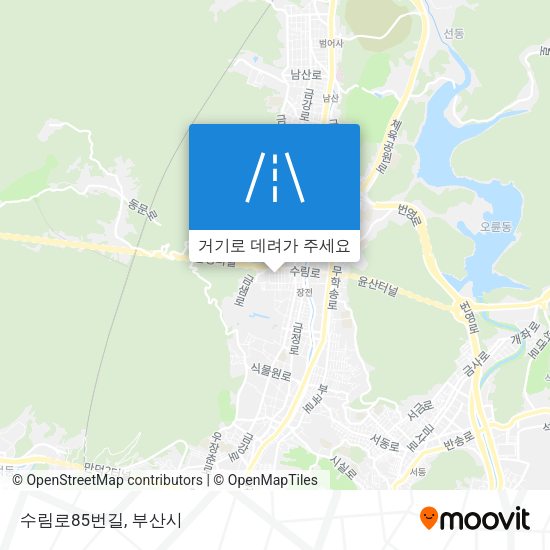 수림로85번길 지도