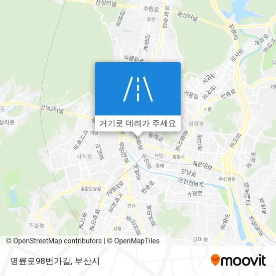 명륜로98번가길 지도