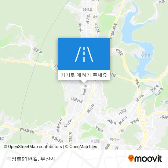 금정로91번길 지도