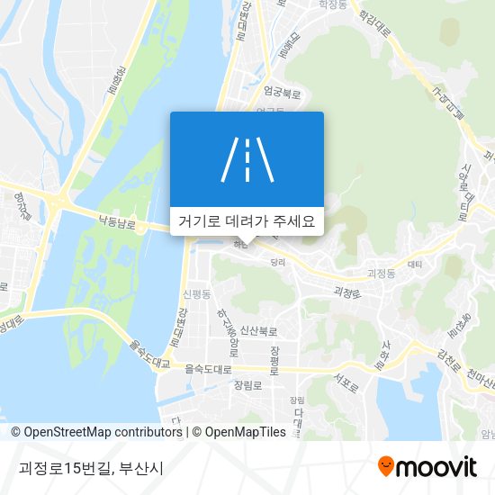 괴정로15번길 지도