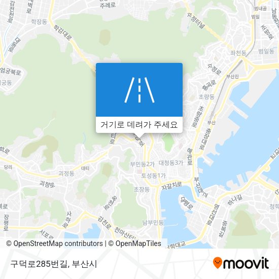 구덕로285번길 지도