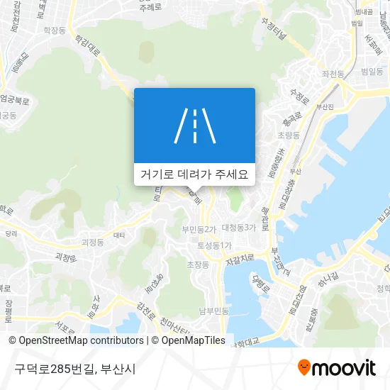 구덕로285번길 지도