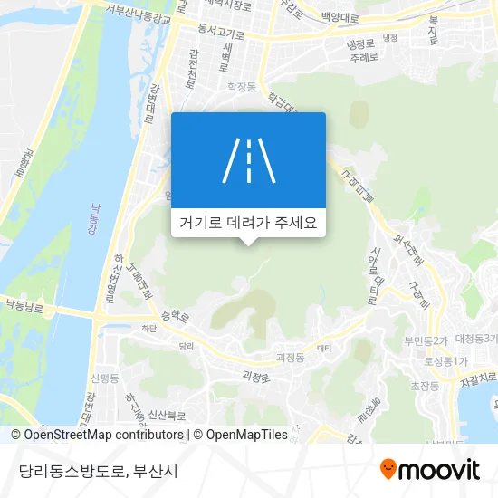 당리동소방도로 지도