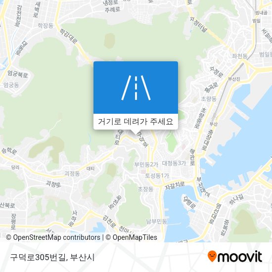구덕로305번길 지도