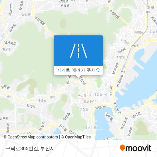 구덕로305번길 지도