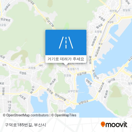 구덕로185번길 지도