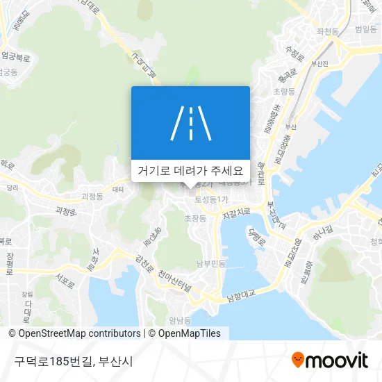 구덕로185번길 지도
