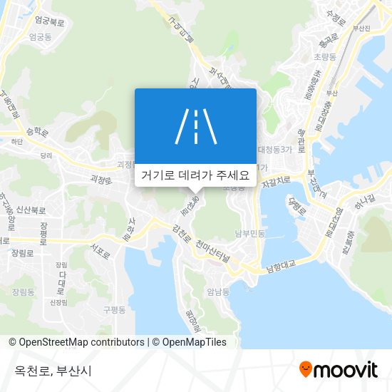 옥천로 지도