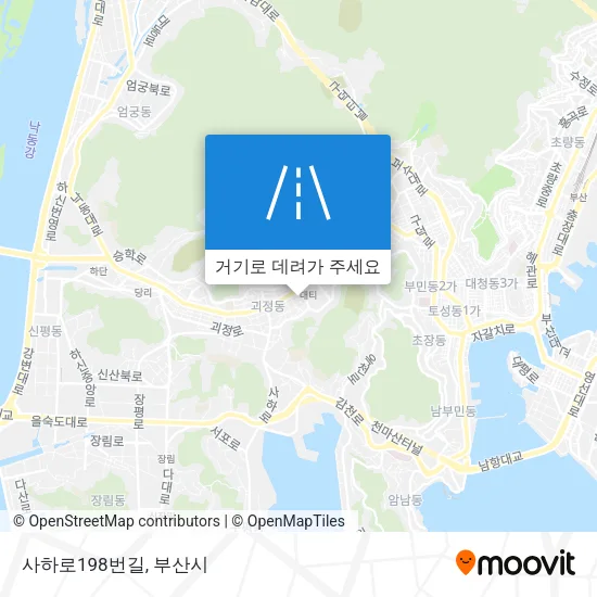 사하로198번길 지도