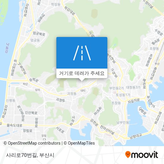 사리로70번길 지도