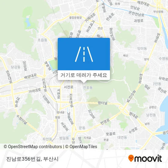 진남로356번길 지도
