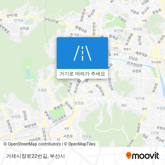 거제시장로22번길 지도
