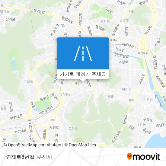 연제로8번길 지도