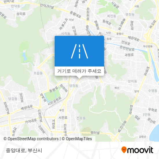 중앙대로 지도