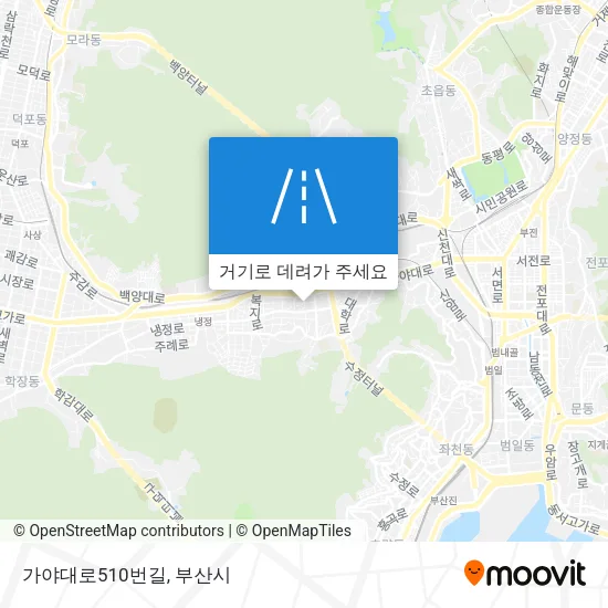 가야대로510번길 지도