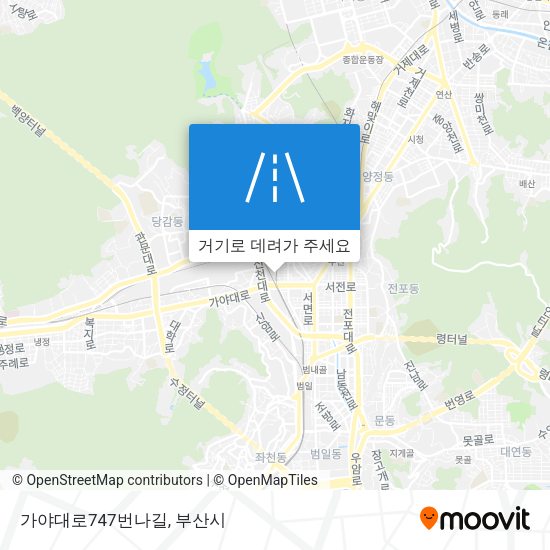 가야대로747번나길 지도
