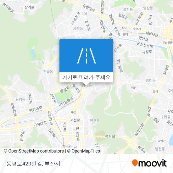 동평로420번길 지도