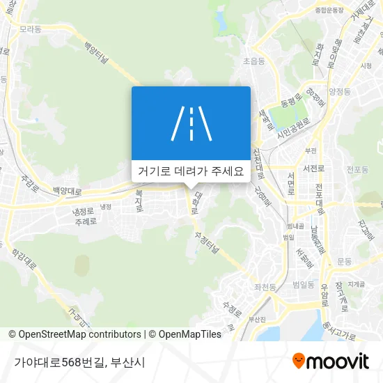 가야대로568번길 지도