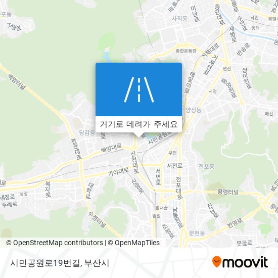 시민공원로19번길 지도