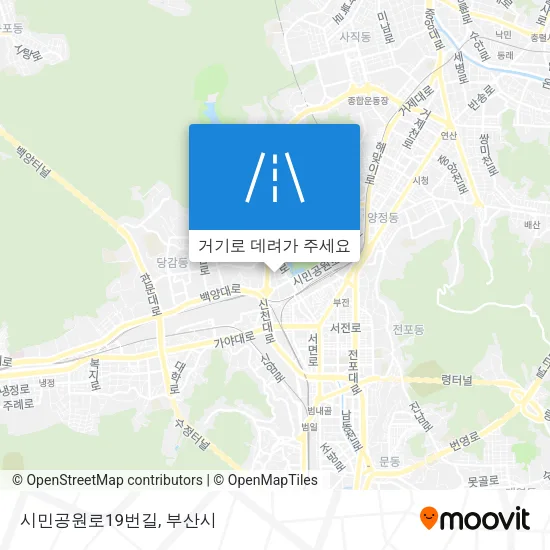 시민공원로19번길 지도