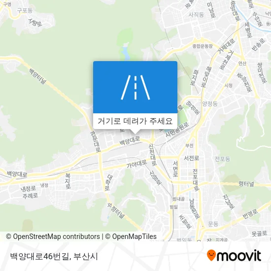 백양대로46번길 지도