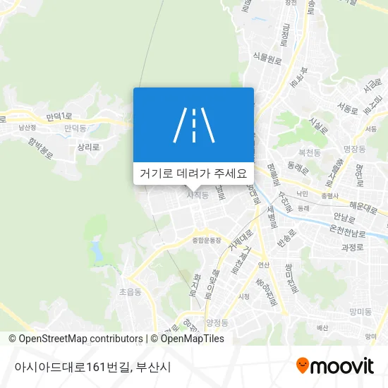 아시아드대로161번길 지도