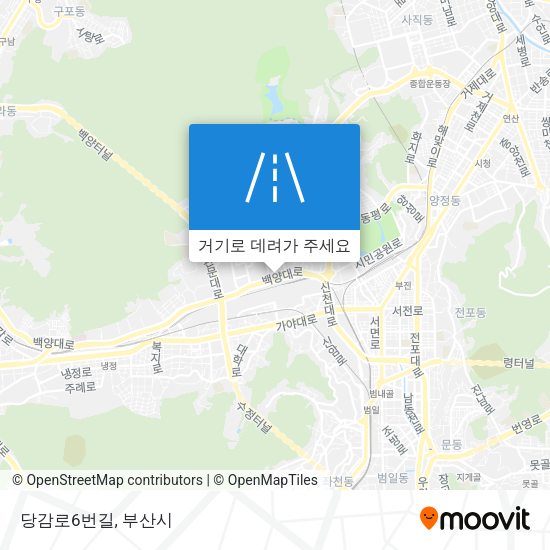 당감로6번길 지도