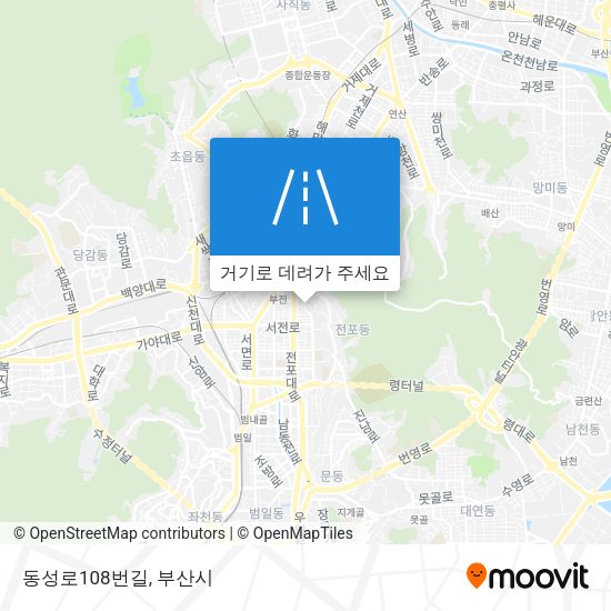 동성로108번길 지도