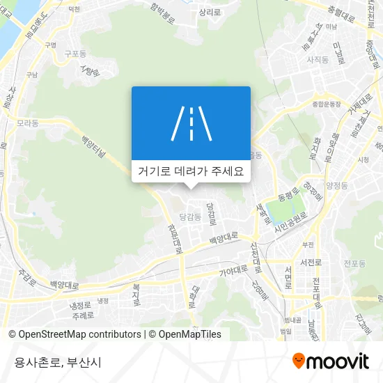 용사촌로 지도