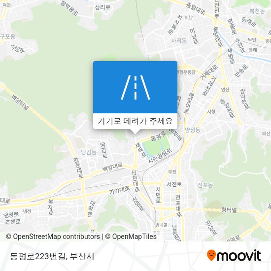 동평로223번길 지도