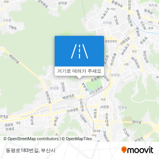 동평로183번길 지도
