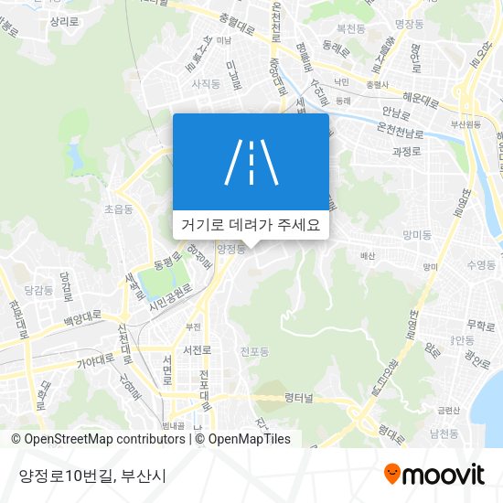 양정로10번길 지도