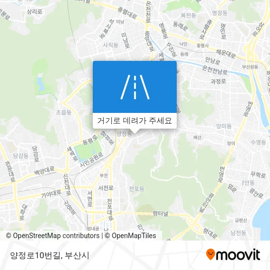 양정로10번길 지도