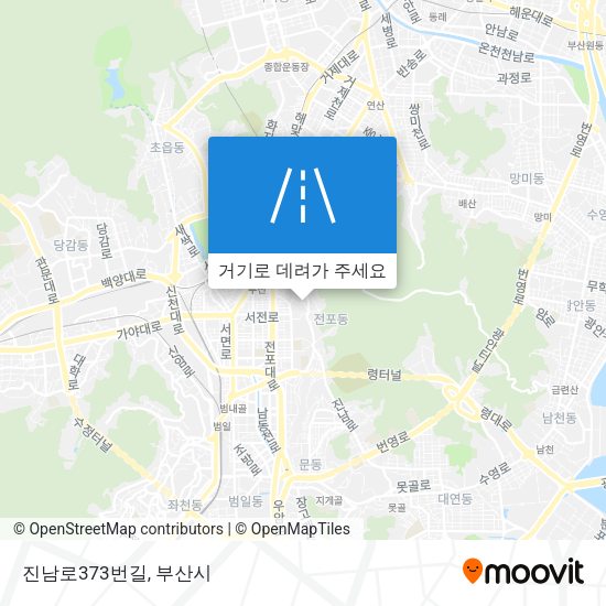 진남로373번길 지도