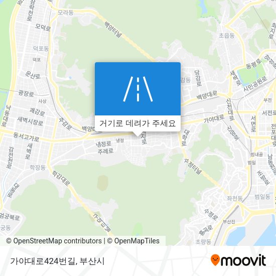 가야대로424번길 지도