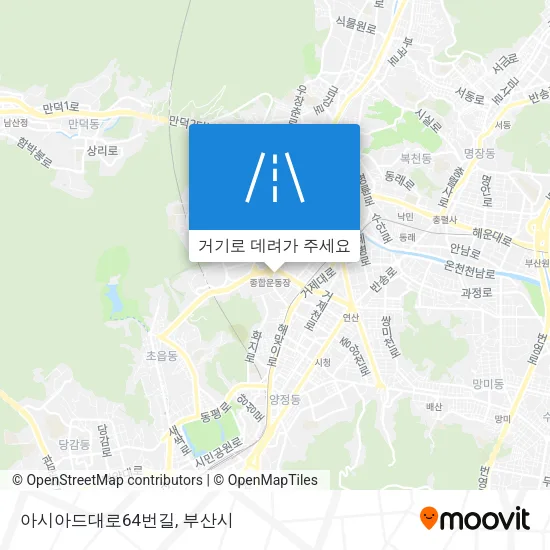 아시아드대로64번길 지도