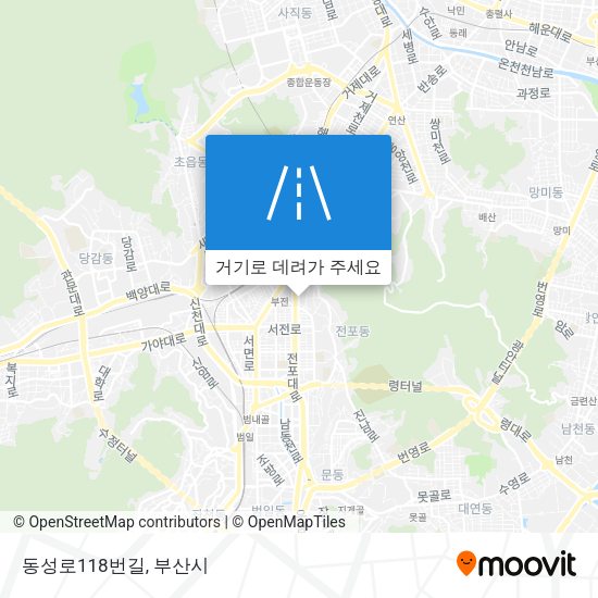 동성로118번길 지도