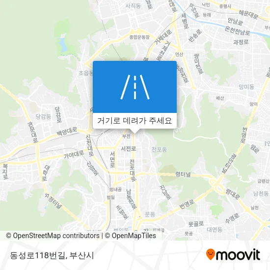 동성로118번길 지도