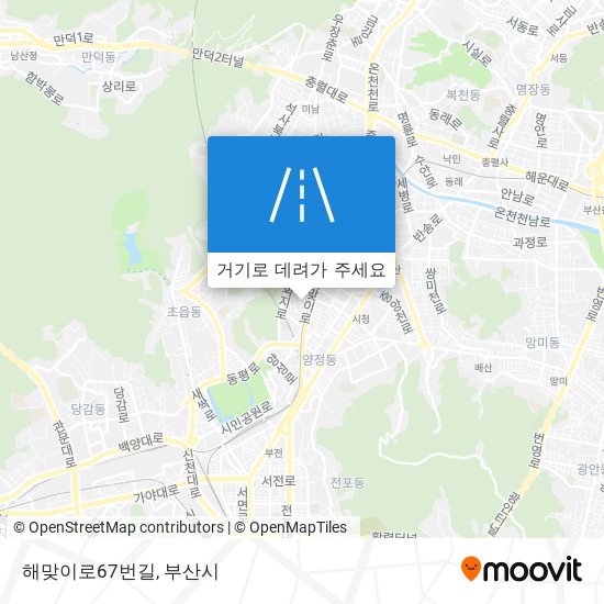 해맞이로67번길 지도